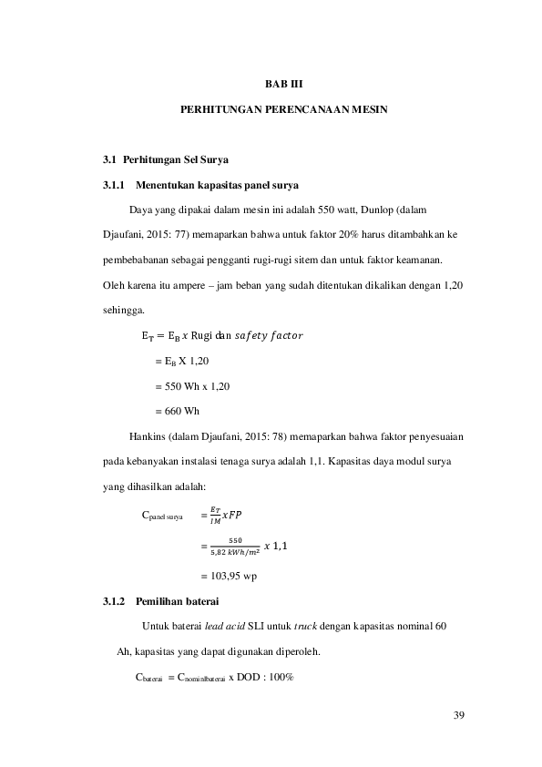 Pdf Bab Iii Perhitungan
