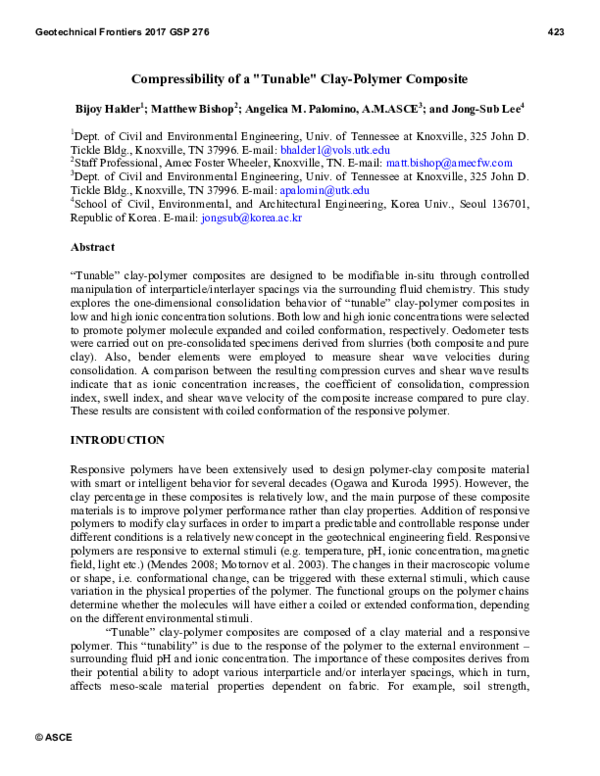 (PDF) Compressibility of a 