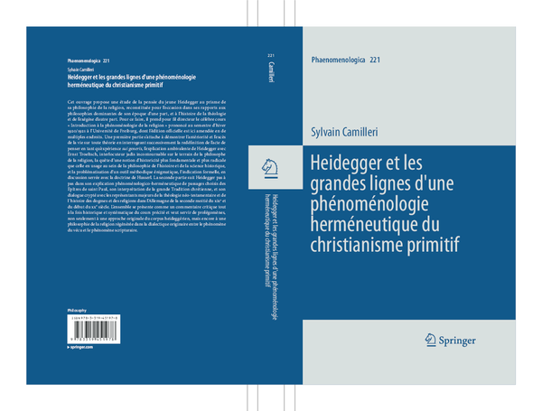 PHÉNOMÉNOLOGIE ET CHRISTIANISME... PDF) Heidegger et les grandes lignes d'une phénoménologie