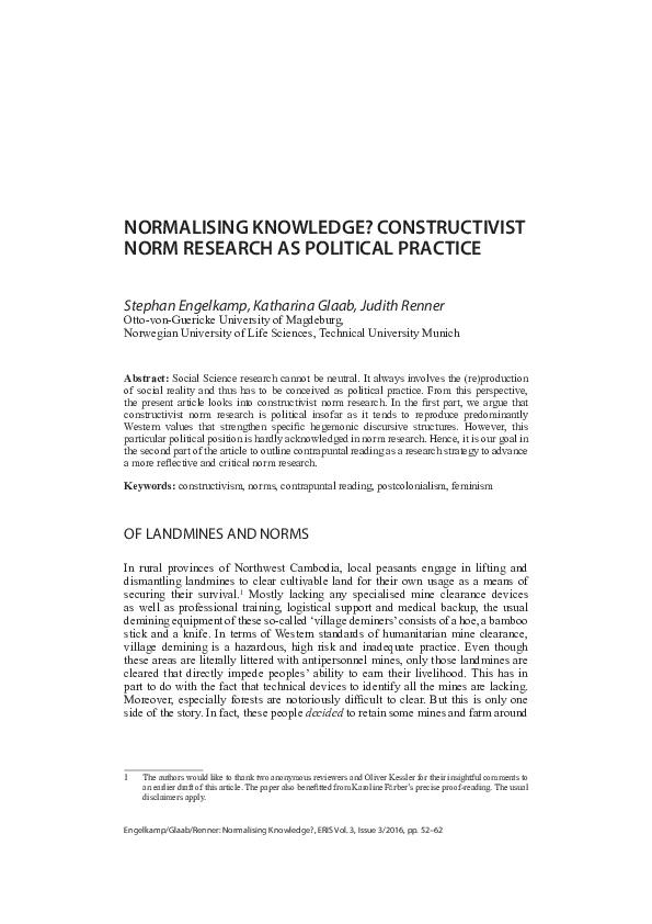Research about norms picture