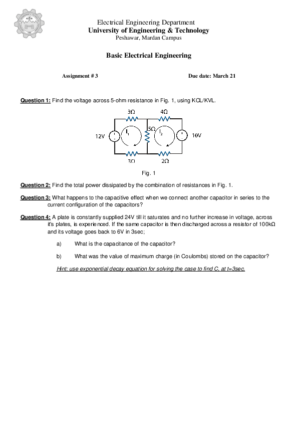 (PDF) Basic Electrical Engineering humayun syed Academia.edu