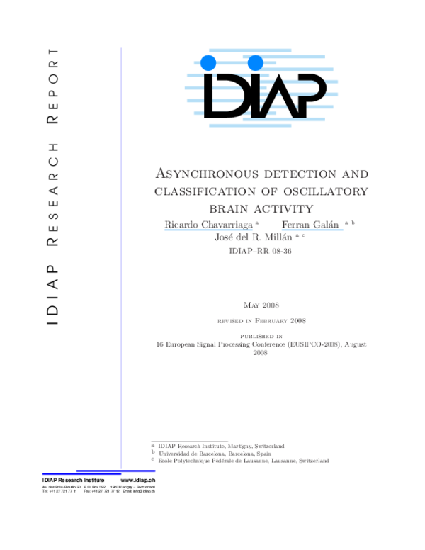 (PDF) Asynchronous detection and classification of oscillatory brain ...
