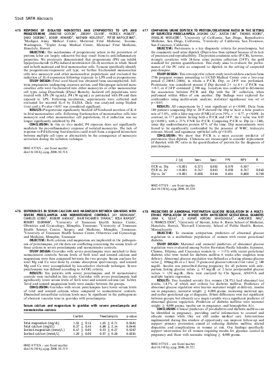 (PDF) Predictors of abnormal postpartum glucose regulation in a multi ...