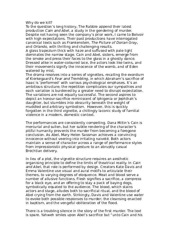 Were cain and abel twins picture