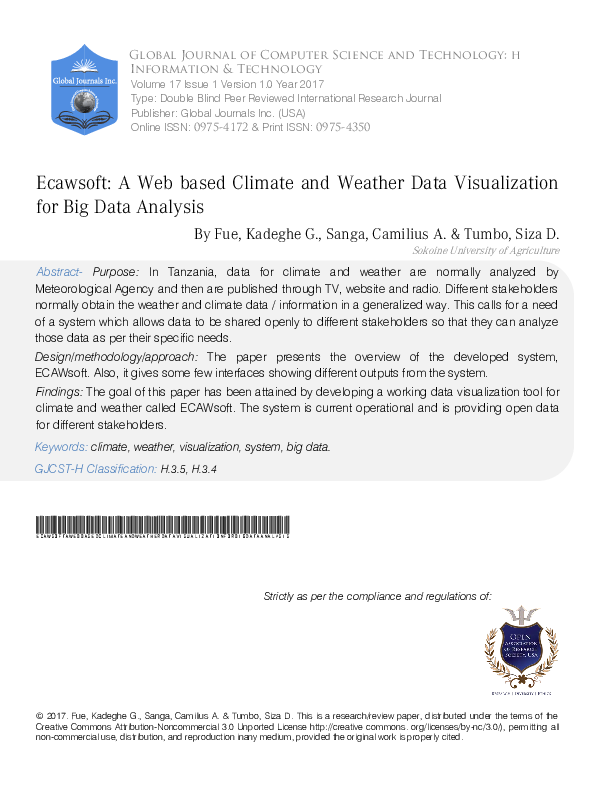 (PDF) Ecawsoft: A Web based Climate and Weather Data Visualization for ...