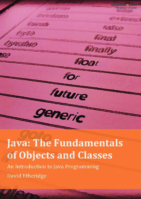 (PDF) An introduction of java programming