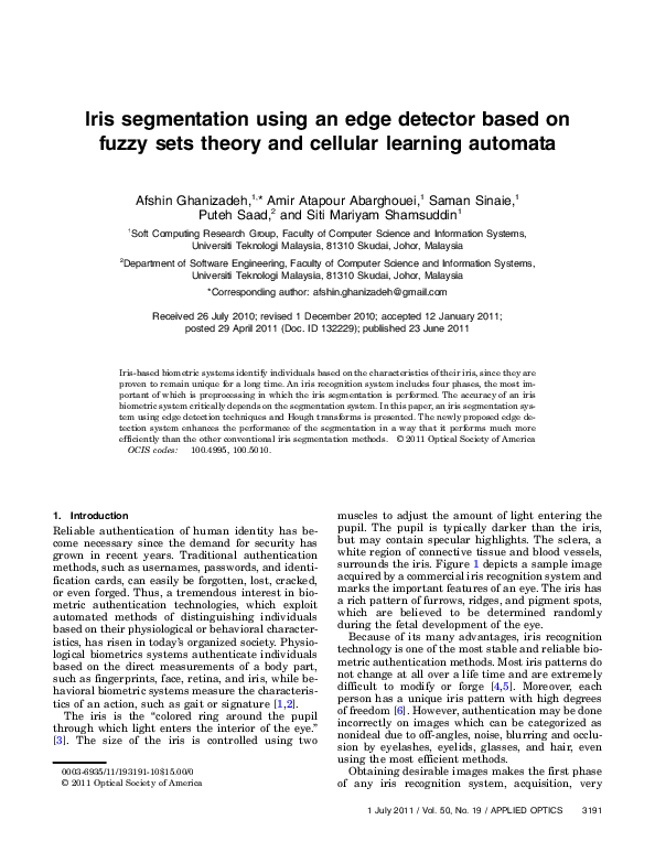 (PDF) Applied Optics 2011 Siti Mariyam Shamsuddin Academia.edu