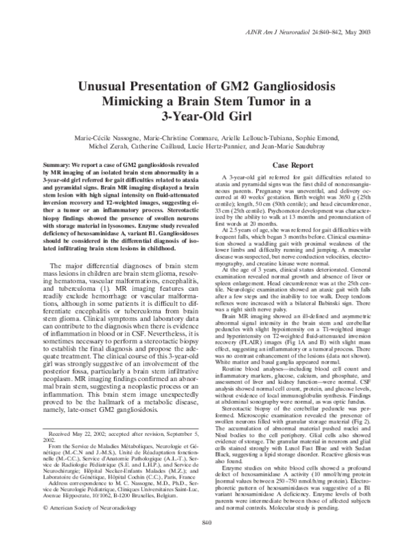 Gangliosidoses essay 04 image