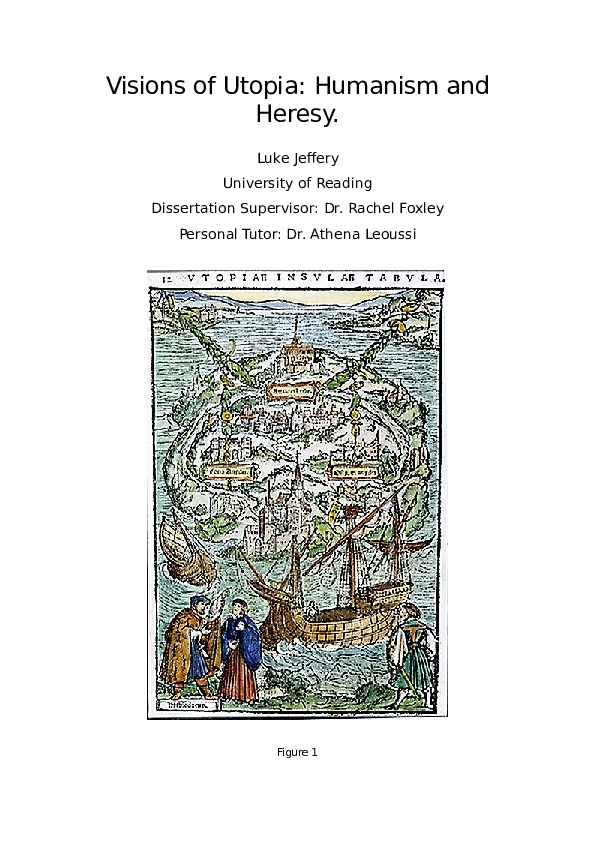(DOC) Visions of Utopia Humanism and Heresy Luke Jeffery Academia.edu