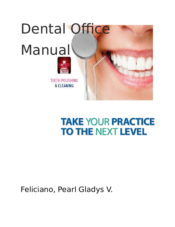 (DOC) Dental Office sachie medallo Academia.edu