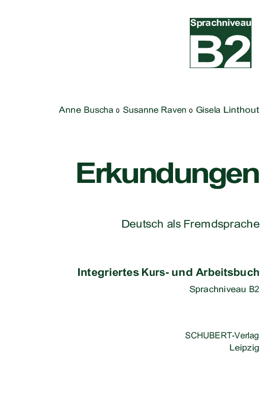 Kontext B2 Pdf Free Download (PDF) Sprachniveau B2 Erkundungen
