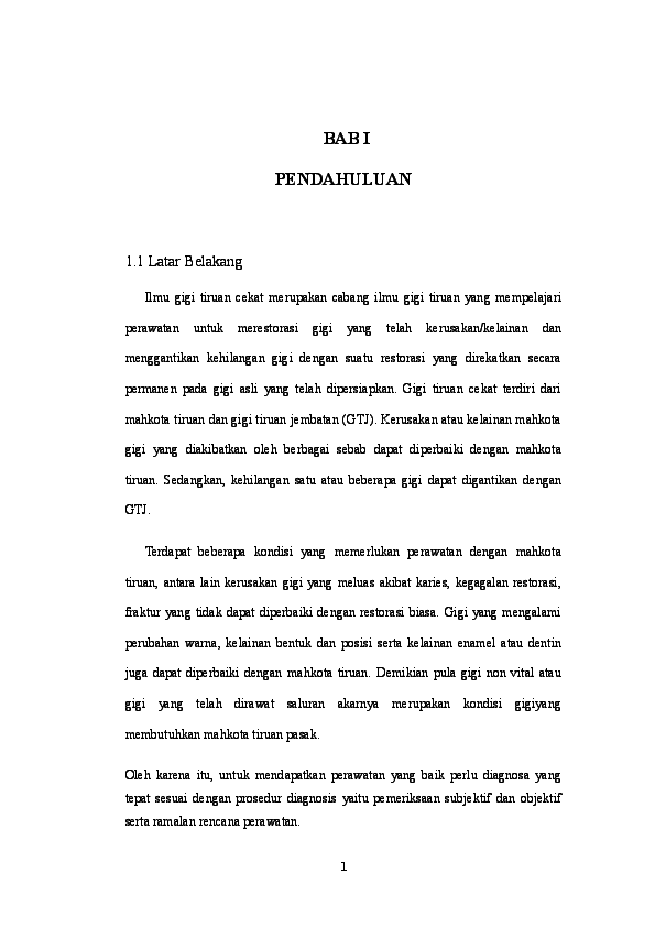 Doc Bab I Pendahuluan 1 1 Latar Belakang Dini Wefaputri Academia Edu