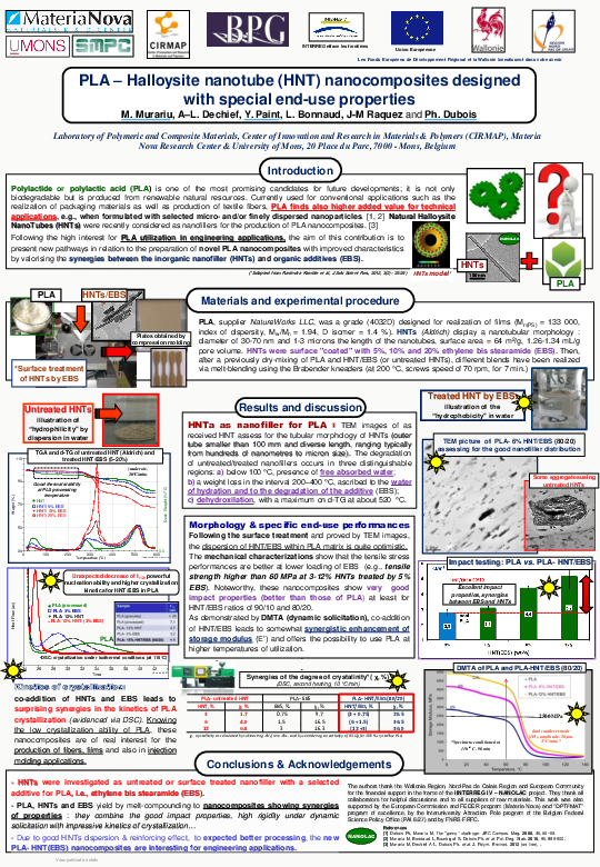 (PDF) PLA – Halloysite nanotube (HNT) nanocomposites designed with ...