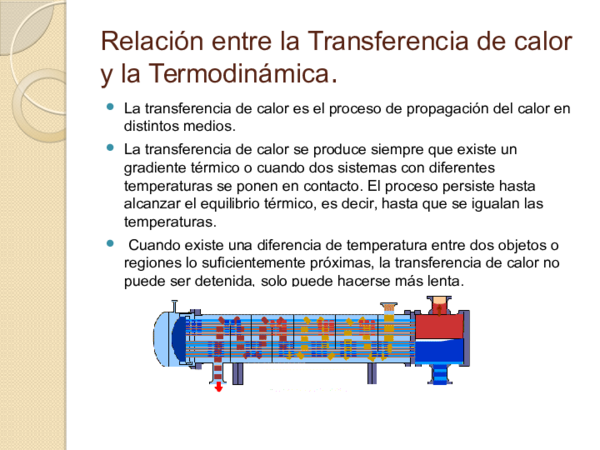 (PPT) Transferencia de calor y la Termodinámica.