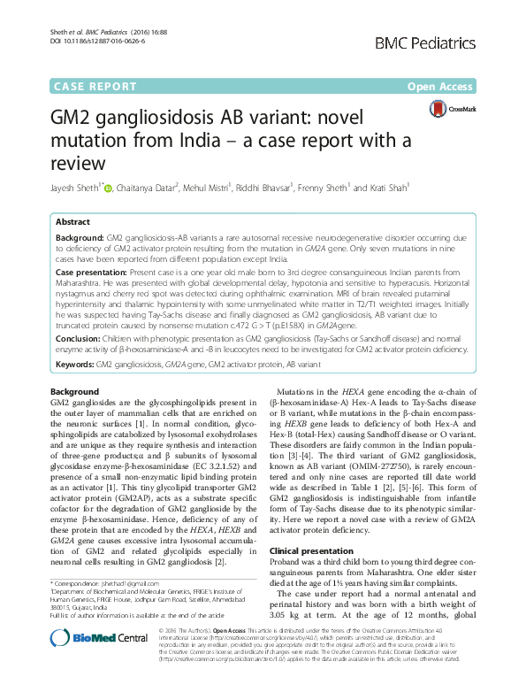 Gangliosidoses essay 05 picture