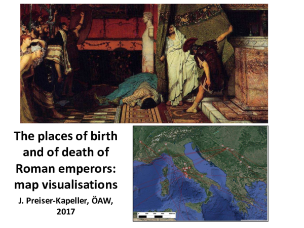 (PDF) The places of birth and of death of Roman emperors: map ...