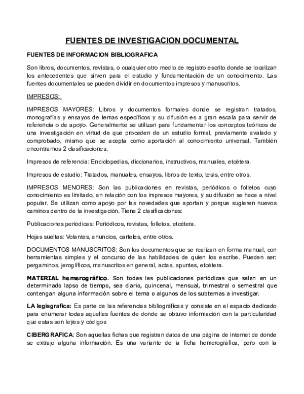 (DOC) FUENTES DE INVESTIGACION DOCUMENTAL Hector Casillas Academia.edu