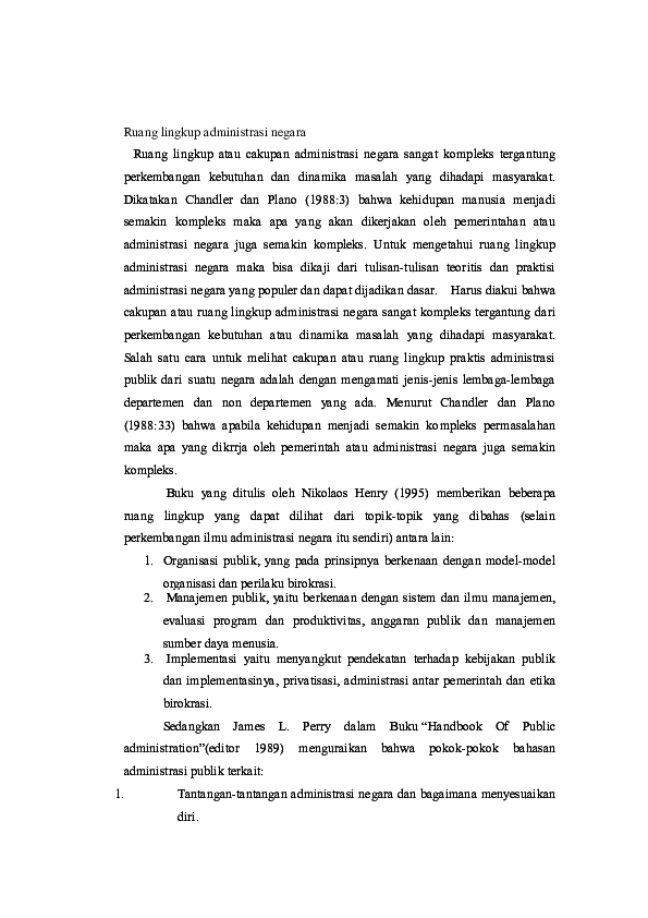 (DOC) Ruang lingkup administrasi negara