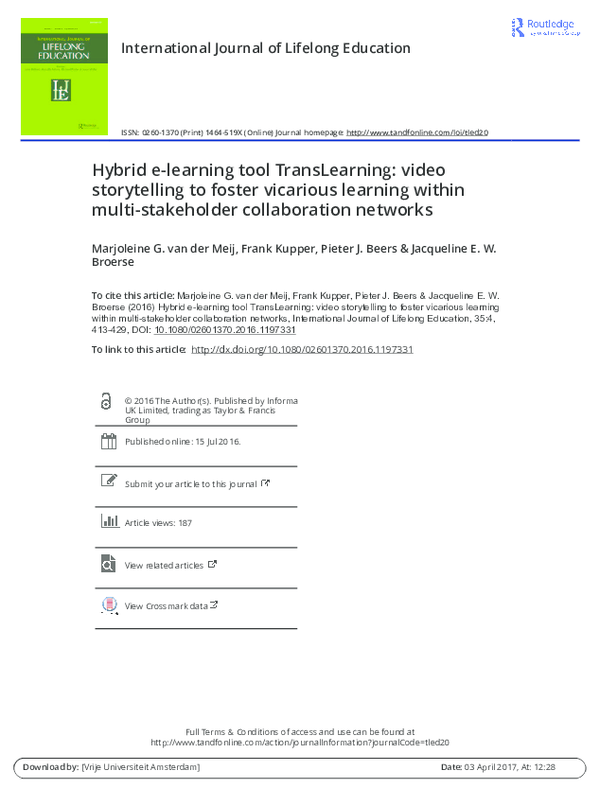 Enactive and vicarious learning picture