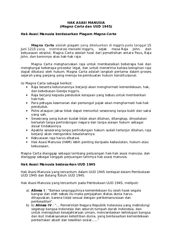 Apa itu hak asasi manusia image