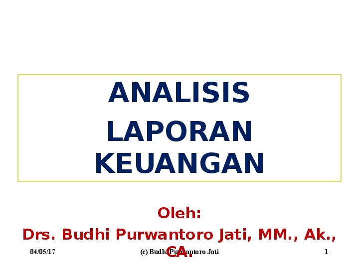Ppt Alk Bab 6 Analisis Komparatif Trend Dan Common Size Ppt Hepi Kurniawan Academia Edu