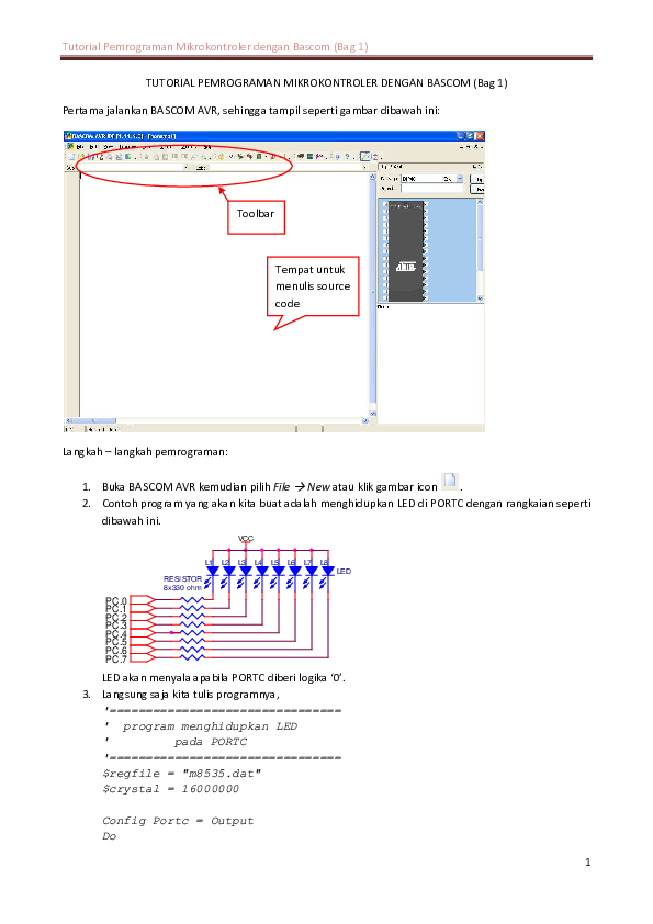 (PDF) TUTORIAL AVR Nanda juniardi Academia.edu