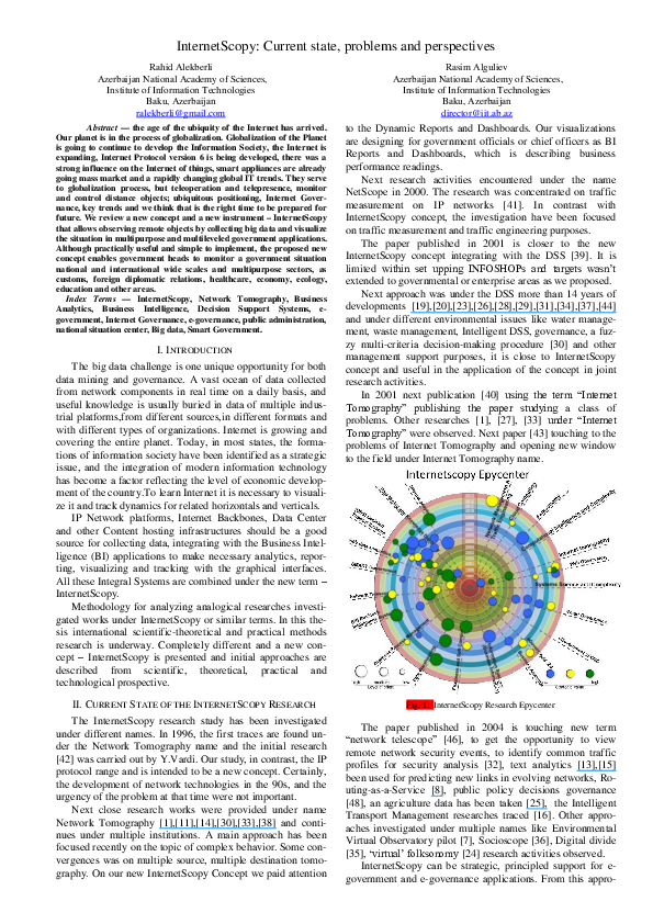 (PDF) Internets copy: Current state, problems and perspectives