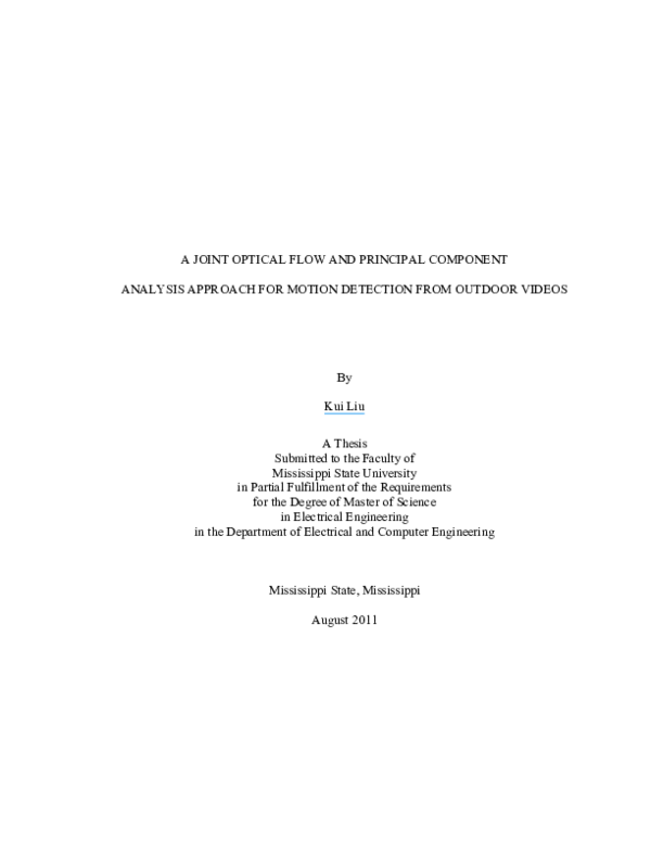 (PDF) A joint of optical flow and principle component analysis approach ...