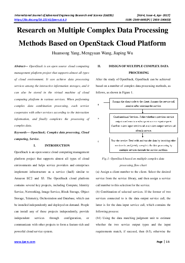 (PDF) Research on Multiple Complex Data Processing Methods Based on ...