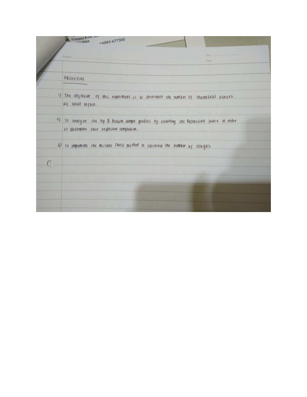 (PDF) CHE 246 lab report distillation column .pdf Nurul Haziqah