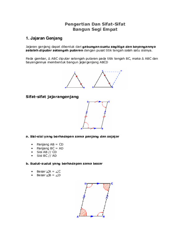 Pdf 3 4 Pengertian Dan Sifat Segi Empat Wiwindriyanti Abas Academia Edu