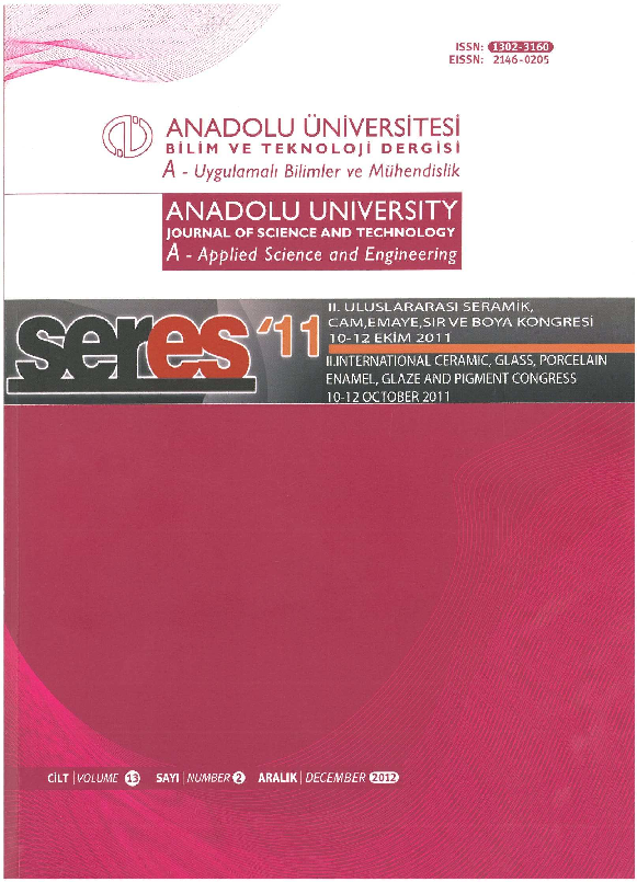 (PDF) The Use of Alternative Raw Material in Stoneware Glazes Bekir