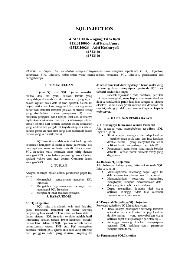 Sql injection essay 07 picture