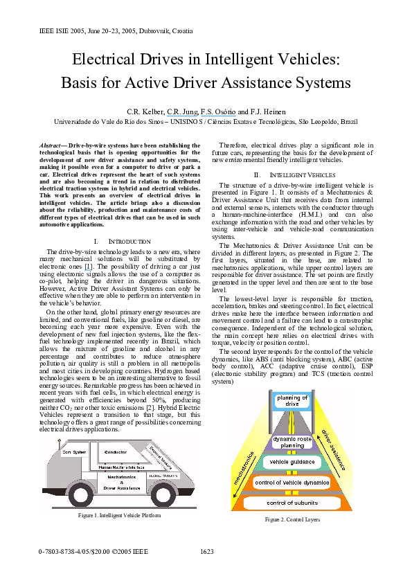 (PDF) Electrical drives in intelligent vehicles: Basis for active ...