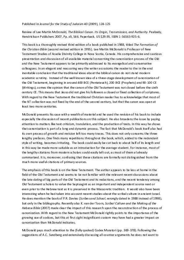 Biblical canon established image