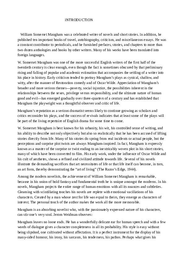 Introduction chapter