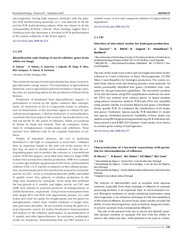 (PDF) Characterization of a bacterial consortium with potential for ...