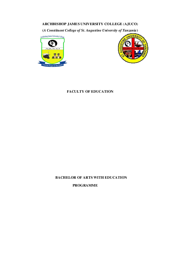 Pdf Baed Daniel Lyamuya Academia Edu