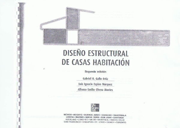 DISEÑO ESTRUCTURAL DE CASAS HABITACION