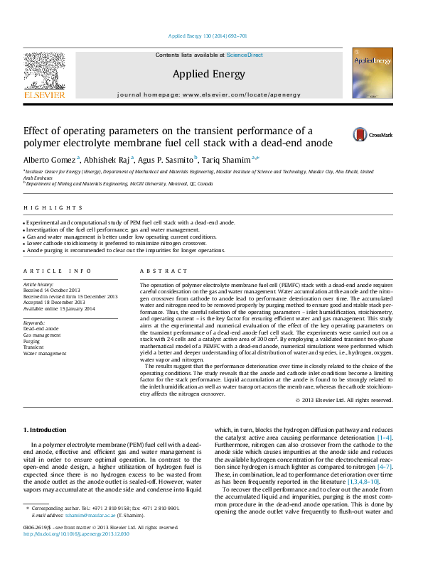 (PDF) Effect of flow and temperature distribution on the performance of