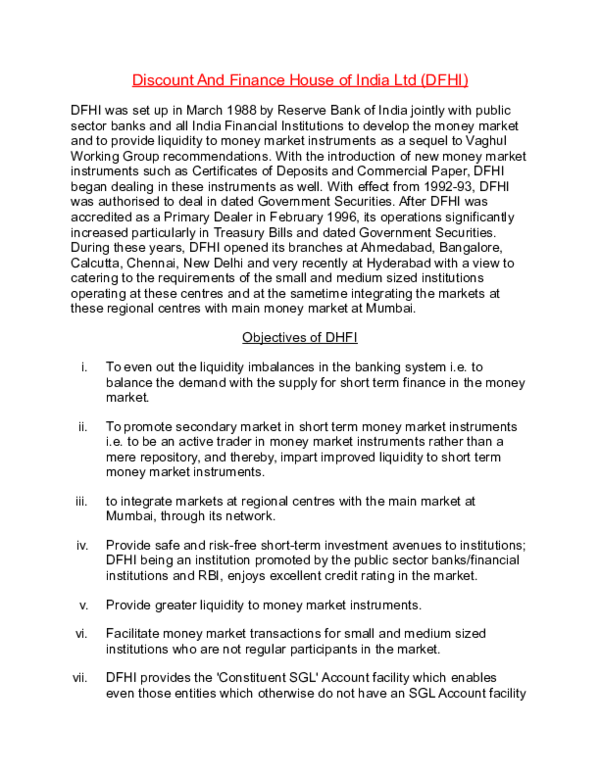 Doc Discountandfinancehouseofindialtd 130208063948 Phpapp01 1 Karan Kumar Academia Edu