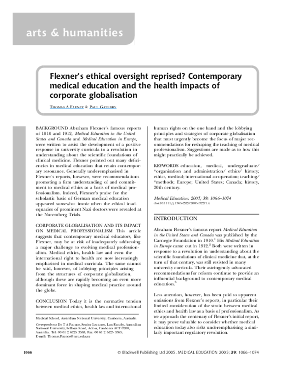 Flexner report impact image