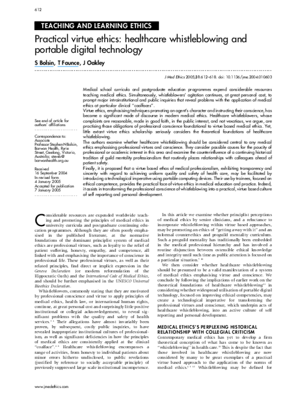 Definition of whistleblowing in business ethics picture