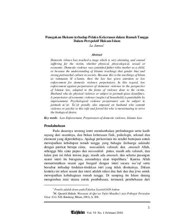 Pentingnya Pendidikan dan Kesadaran Hukum dalam Mencegah Kekerasan Rumah Tangga di Desa Panimbang