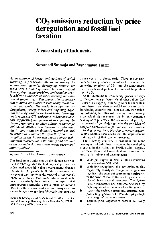(PDF) CO2 emissions reduction by price deregulation and fossil fuel ...