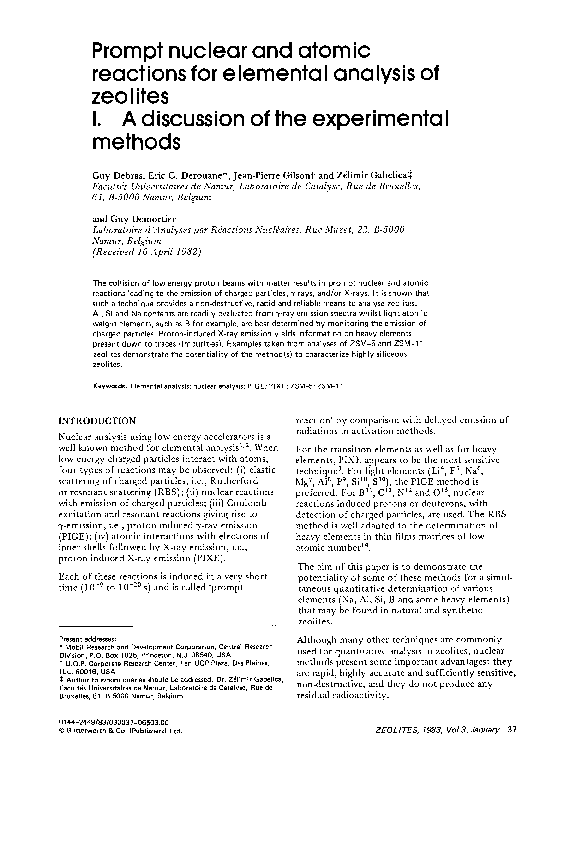 (PDF) Prompt nuclear and atomic reactions for elemental analysis of ...