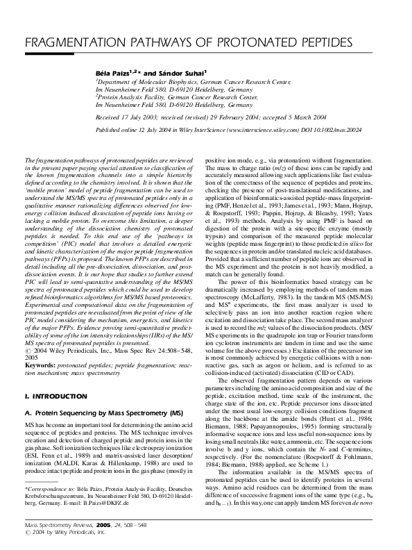 (PDF) Mobile proton peptide fragmentation.pdf