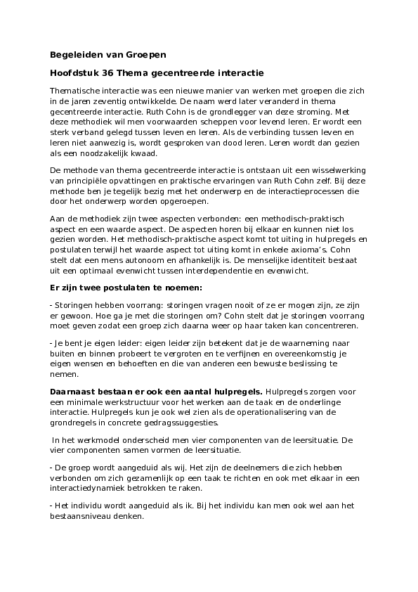 (DOC) Begeleiden van Groepen | Jasmine A - Academia.edu