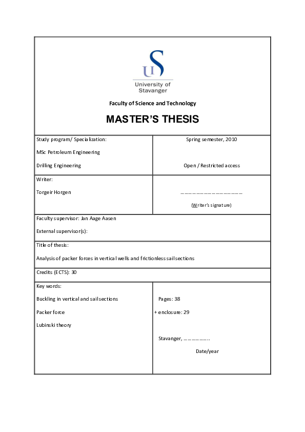 Master thesis example picture