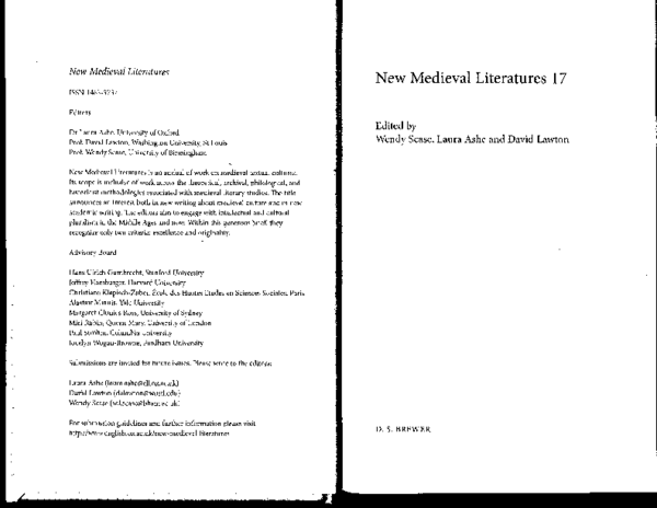 Performing Friendship in Richard Rolle's _Incendium amoris_